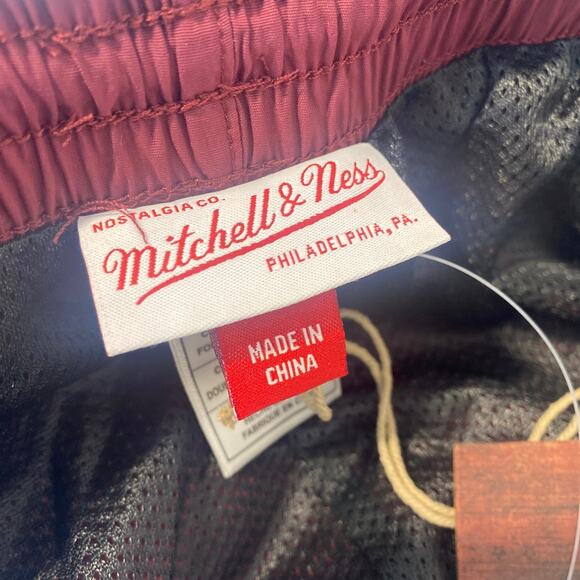 NWT Mitchell & Ness Utility Shorts Texas A&M Maroon Black men sz XXL - Picture 6 of 9